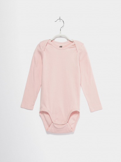 Боді для немовлят H&M модель 0731027_рожевий — фото - INTERTOP