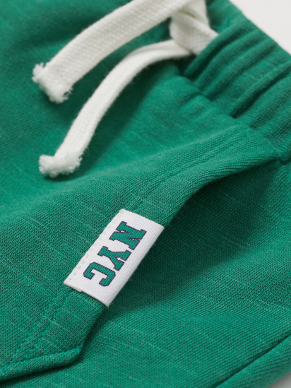 Штани спортивні H&M модель 0841544_зелений — фото - INTERTOP