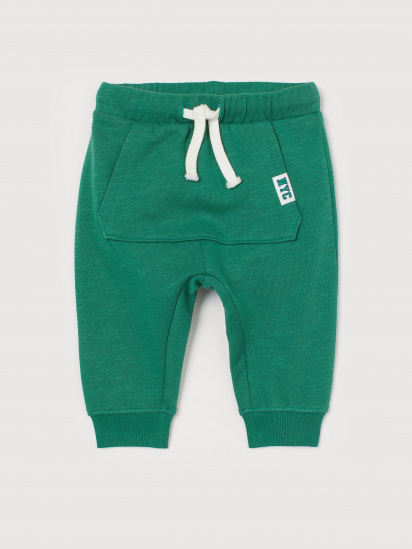 Штаны спортивные H&M модель 0841544_зелений — фото - INTERTOP