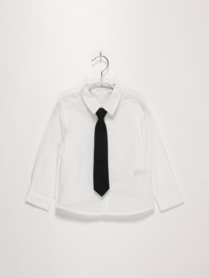 Сорочка H&M модель 07556860_білий з чорним — фото - INTERTOP