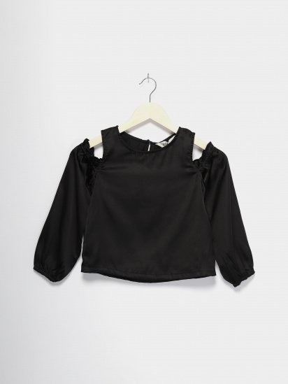 Блуза H&M модель 0809558_чорний — фото - INTERTOP