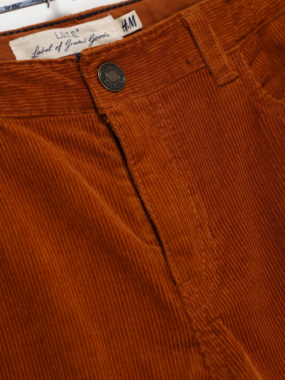 Штани повсякденні H&M модель 0871669_с.коричневий — фото - INTERTOP