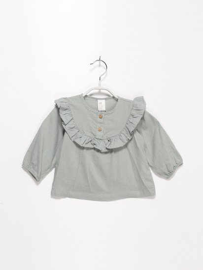 Блуза H&M модель 0872826_оливковий — фото - INTERTOP