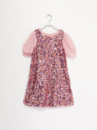Платье мини H&M модель 0883943_с.рожевий комб. — фото - INTERTOP