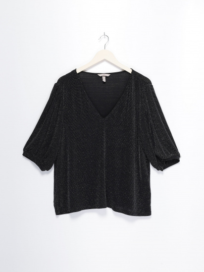 Блуза H&M модель 0409287_чорний — фото - INTERTOP