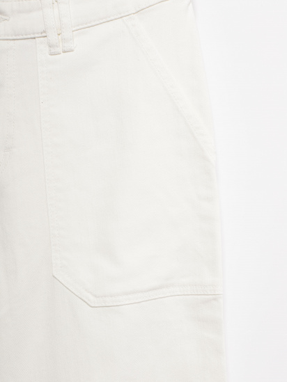 Прямые джинсы H&M модель 0413311_білий — фото - INTERTOP