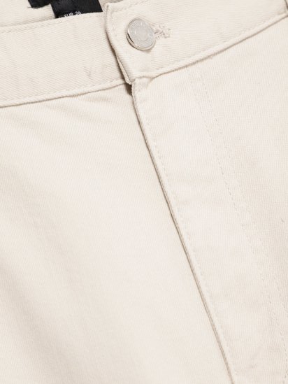 Прямые джинсы H&M модель 0416157_с.бежевий — фото - INTERTOP