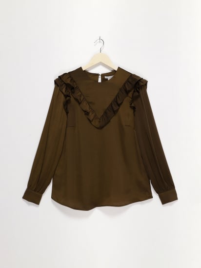 Блуза H&M модель 0419068_хакі — фото - INTERTOP