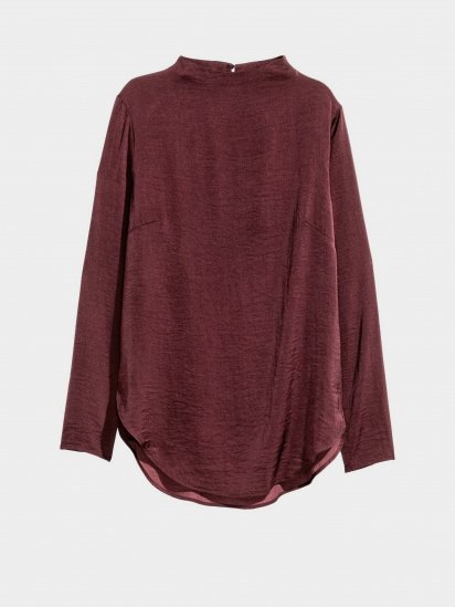 Блуза H&M модель 0420075_бордовий — фото - INTERTOP