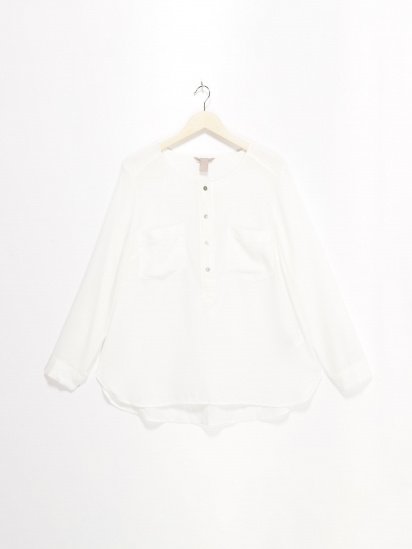 Блуза H&M модель 0421044_білий — фото - INTERTOP