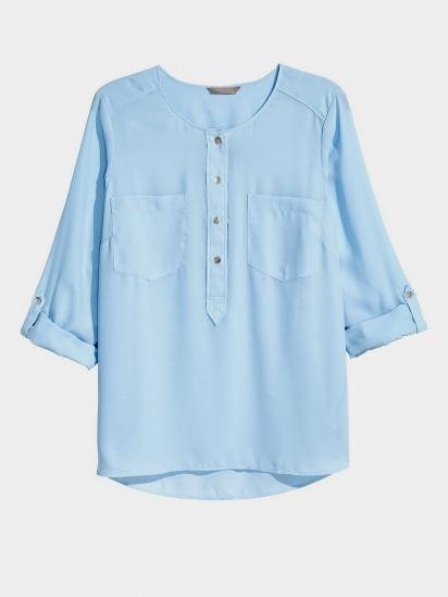 Блуза H&M модель 0421044_блакитний — фото - INTERTOP
