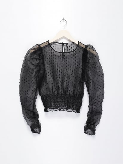 Блуза H&M модель 0430554_чорний — фото - INTERTOP