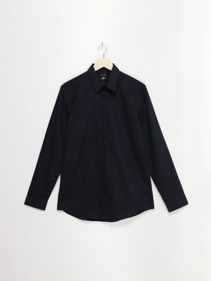 Рубашка H&M модель 0453305_т.синій — фото - INTERTOP