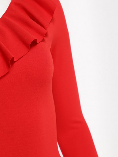 Платье мини H&M модель 0464528_червоний — фото - INTERTOP