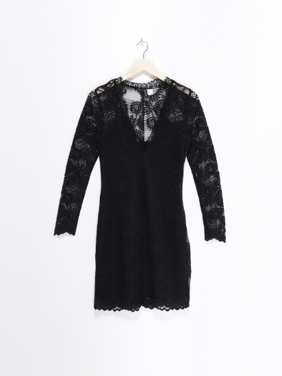 Платье мини H&M модель 0464541_чорний — фото - INTERTOP