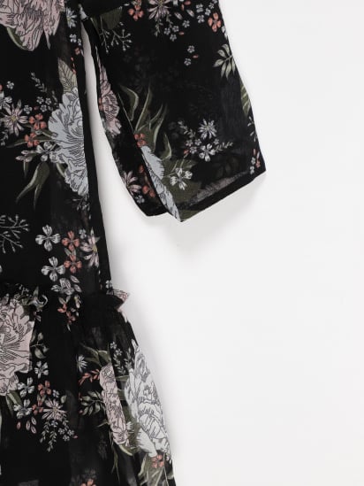 Платье мини H&M модель 0489119_чорний комб. — фото - INTERTOP
