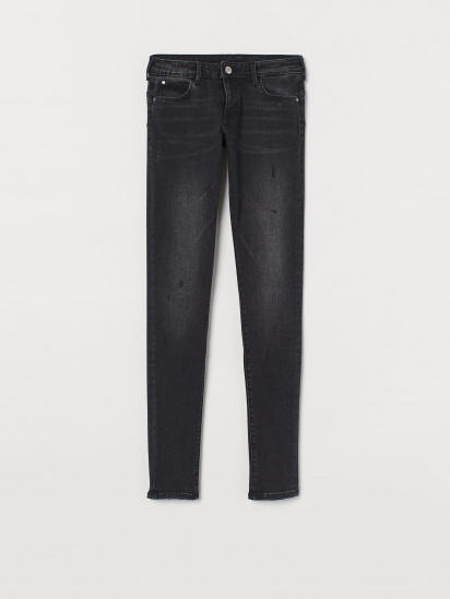 Скинни джинсы H&M модель 0658030_чорний — фото - INTERTOP