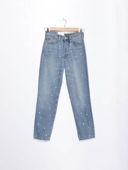 Прямые джинсы H&M модель 0557938_синій — фото - INTERTOP