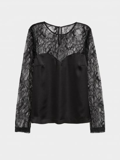 Блуза H&M модель 0585656_чорний — фото - INTERTOP