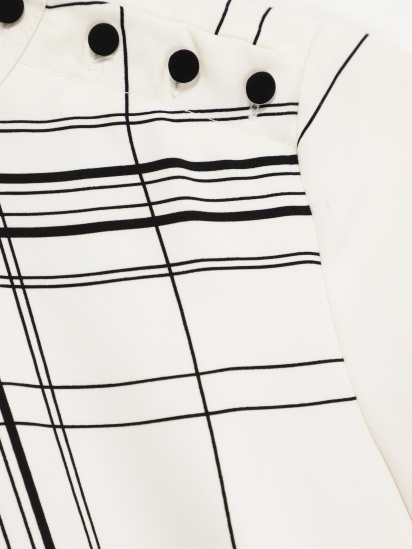 Платье мини H&M модель 0625773_білий комб. — фото - INTERTOP