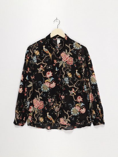 Блуза H&M модель 0651707_чорний комб. — фото - INTERTOP