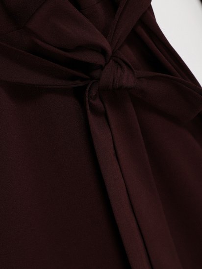 Сукня міні H&M модель 0665481_бордовий — фото - INTERTOP