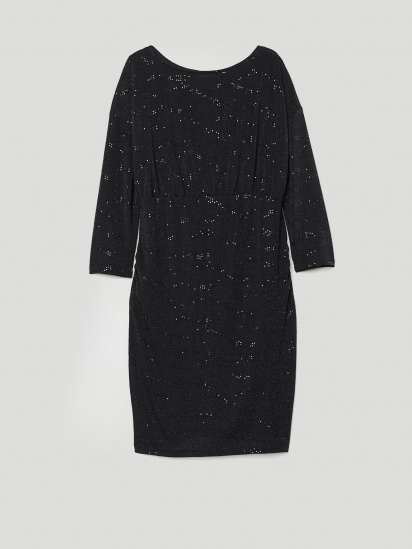 Платье миди H&M модель 0713898_чорний — фото - INTERTOP