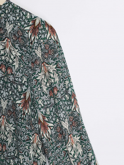 Блуза H&M модель 0700125_зелений комб. — фото - INTERTOP