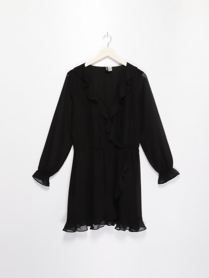 Платье мини H&M модель 0716262_чорний — фото - INTERTOP