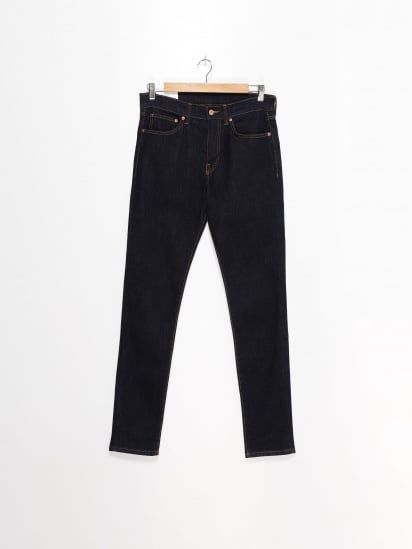 Прямые джинсы H&M модель 0720504_т.синій — фото - INTERTOP