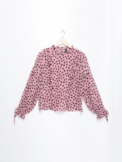 Блуза H&M модель 0724209_с.рожевий з чорним — фото - INTERTOP
