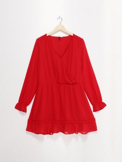 Платье мини H&M модель 0829432_червоний — фото - INTERTOP