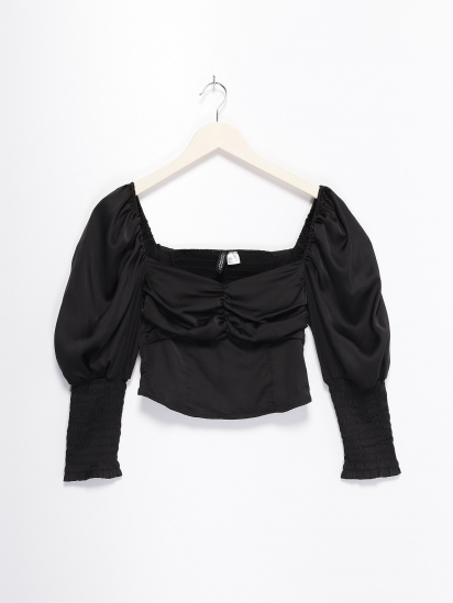 Блуза H&M модель 0888473_чорний — фото - INTERTOP