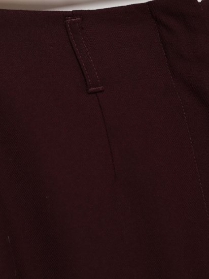 Штани повсякденні H&M модель 0889669_бордовий — фото - INTERTOP