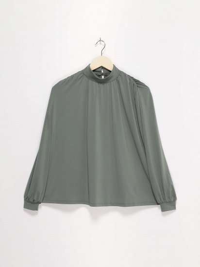 Блуза H&M модель 0920529_оливковий — фото - INTERTOP