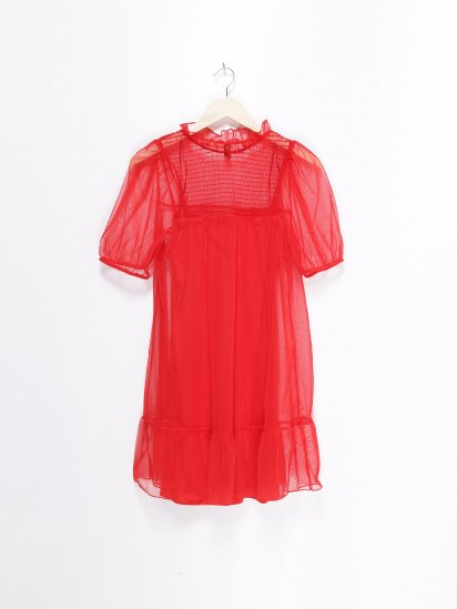 Платье мини H&M модель 09283522_червоний — фото - INTERTOP