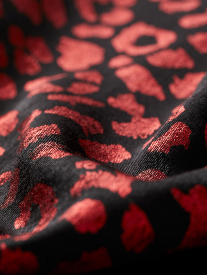 Платье миди H&M модель 0765210_чорний з червоним — фото - INTERTOP