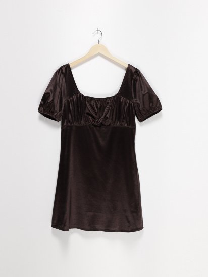 Платье мини H&M модель 09433472_т.коричневий — фото - INTERTOP