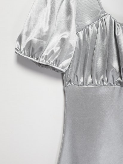 Платье мини H&M модель 09433472K_сірий — фото - INTERTOP