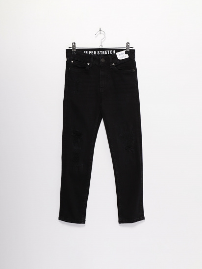 Прямые джинсы H&M модель 0556527_чорний — фото - INTERTOP
