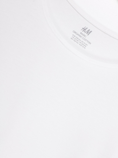 Лонгслив H&M модель 06275721_білий — фото - INTERTOP