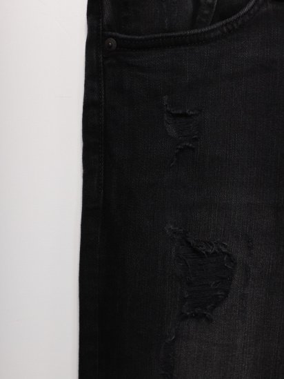 Прямые джинсы H&M модель 0690449_чорний — фото - INTERTOP