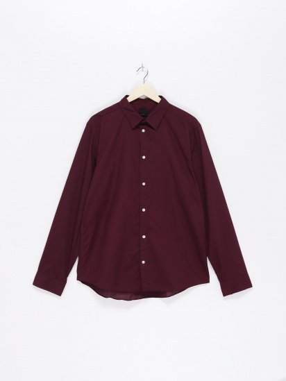 Рубашка H&M модель 0781758_бордовий — фото - INTERTOP
