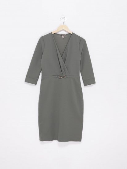 Платье мини H&M модель 0828268_хакі — фото - INTERTOP