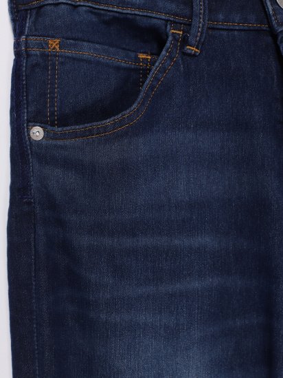 Прямые джинсы H&M модель 08527851_т.синій — фото - INTERTOP