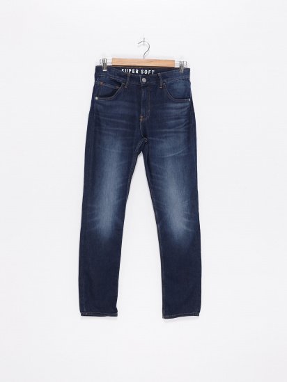 Прямі джинси H&M модель 08527851_т.синій — фото - INTERTOP