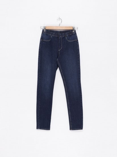 Прямые джинсы H&M модель 08974421_т.синій — фото - INTERTOP