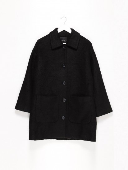 Пальто H&M модель 0871772_чорний — фото - INTERTOP