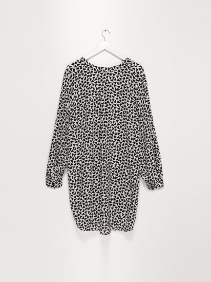 Сукня міді H&M модель 0874587_білий з чорним — фото - INTERTOP