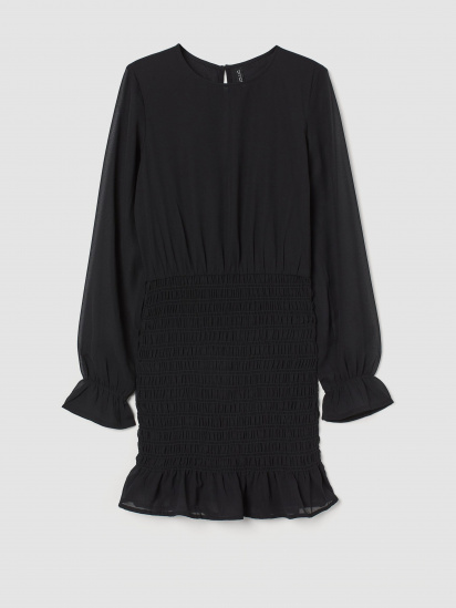 Платье миди H&M модель 0918905_чорний — фото - INTERTOP